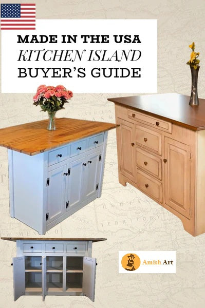 Amish Handmade In The USA: Kitchen Island Buyer’s Guide