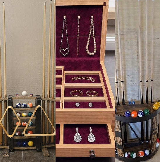 Gifts, Wine Cabinets, Cue Racks, Jewelry Boxes, Handmade – Amish Art