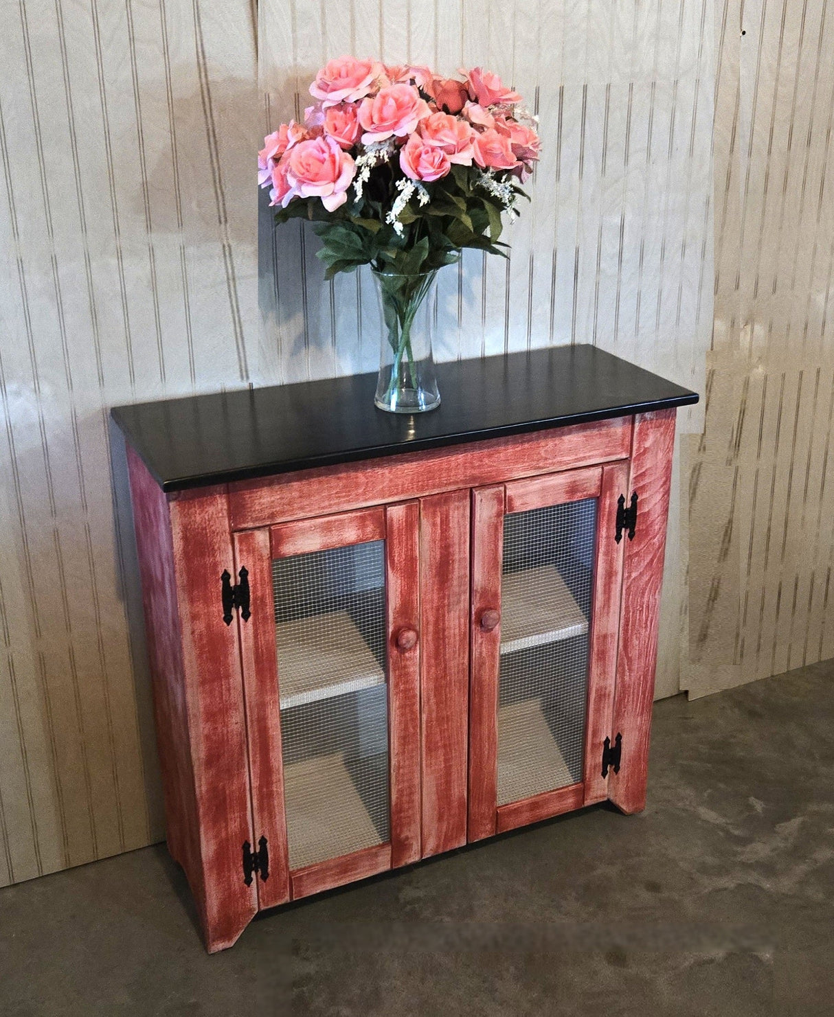 2 Door Cabinet - Amish Furniture - TV Stand - Primitive - Storage - TV Cabinet - Amish Handmade - Multipurpose Cabinet - Rustic -Case Goods