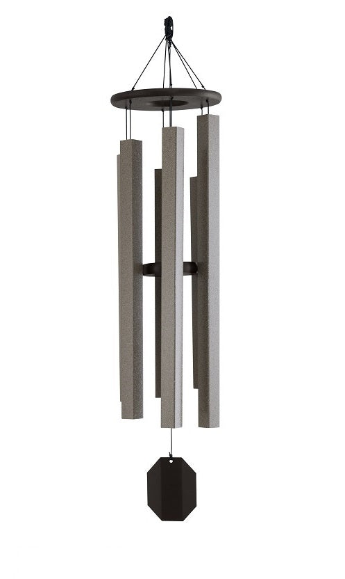 43"-73" Wind Chimes Amish Handmade - Mocha - Aluminum Tubes - Gift - Deep Tone - Sound Healing - Outdoor Decor - Wind Bells - Meditation - Nature