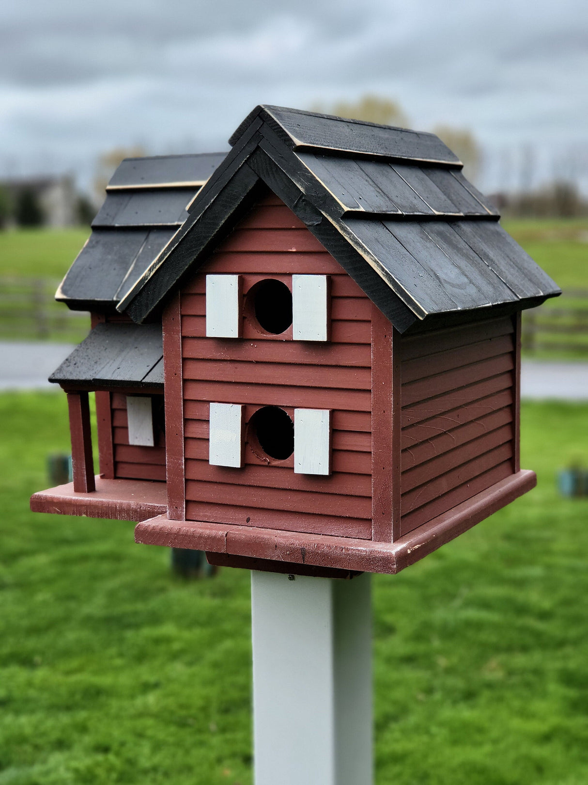 Martin House Amish Handmade With 6 Nesting Compartments