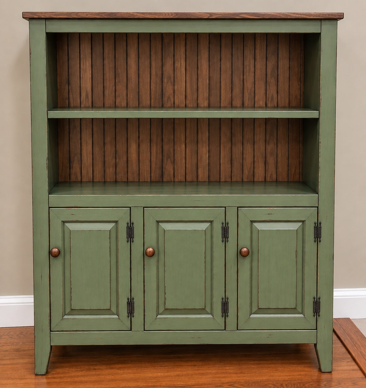 Amish Handmade 3 Door Cabinet - Hutch Cabinet - Multipurpose Cabinet - Rustic - Hall Cabinet - Case Goods - Vintage - Primitive - Storage