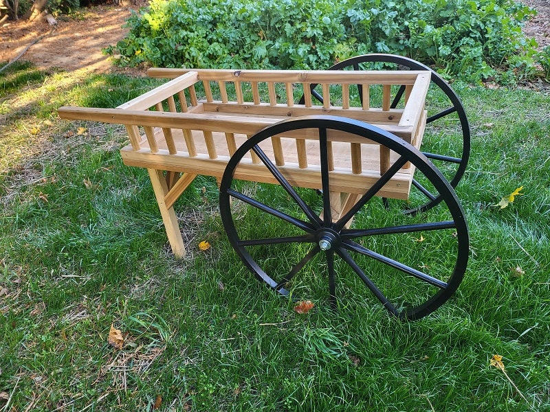 Peddler Cart - Vending Cart - Decorative - Fruit Cart- Amish Handmade - Country Decor- Primitive - Garden Decoration