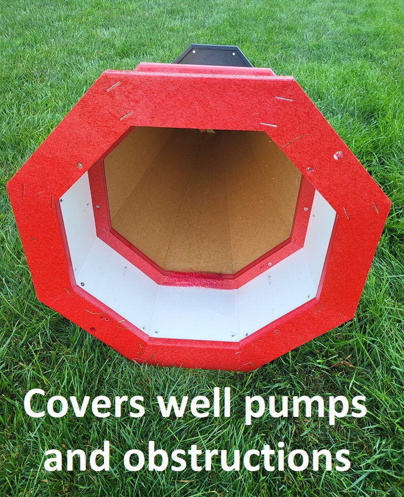 Assateague Solar Lighthouse - Amish Handmade - Landmark Replica - Lawn Lighthouse - Garden Decoration