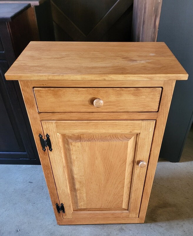 Cabinet with Drawer - Fully Assembled - Nightstand - Furniture - Home Décor - End Table - Rustic - Primitive - Living Room Furniture