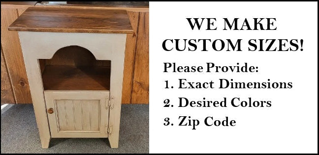 Shelf Stand - Amish Furniture - End Table - Home Décor - Nightstand - Living - Book Shelf - Amish Handmade - Fireplace - Bathroom Cabinet