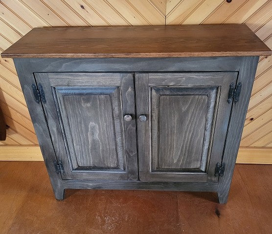 2 Door Cabinet - Fully Assembled - TV Stand - Primitive - Storage - TV Cabinet - Home Décor- Amish Handmade - Multipurpose Cabinet - Rustic