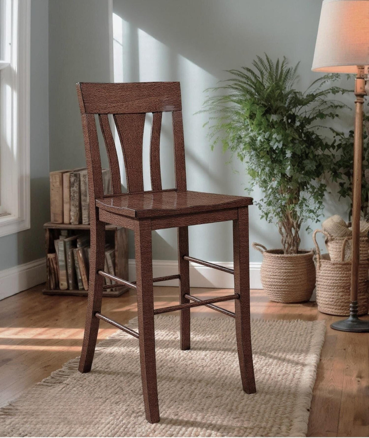 Dining Chair Set Amish Handmade Furniture Farmhouse Furniture Rustic Chair Vintage Cushions Upholstered Backrest Chair For Living Room