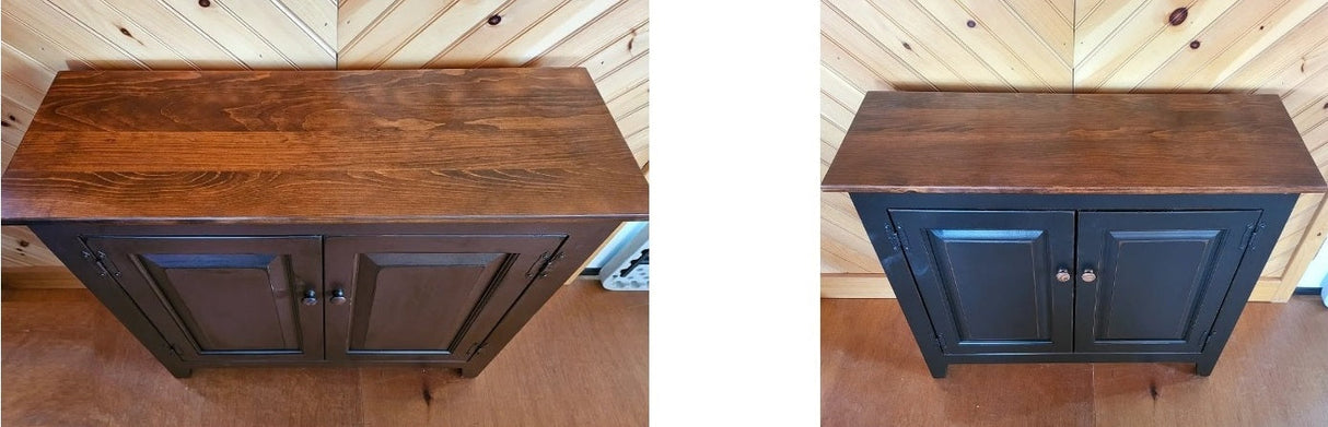 3 Door Cabinet - Amish Furniture - TV Stand - Primitive - Storage - TV Cabinet - Amish Handmade - Multipurpose Cabinet - Rustic -Case Goods