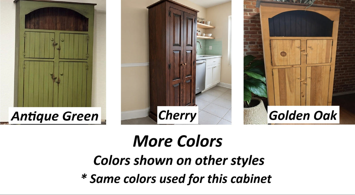 Large Amish Handmade Corner Cabinet - Multipurpose Cabinet - Farmhouse- Primitive Jelly Cabinet- Cupboard- Amish Furniture- Case Goods- Home