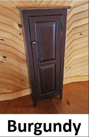 Pantry Cabinet - Fully Assembled - Primitive Jelly Cabinet - Rustic Chimney Cabinet - Home Décor- Amish Handmade - Rustic Cupboard
