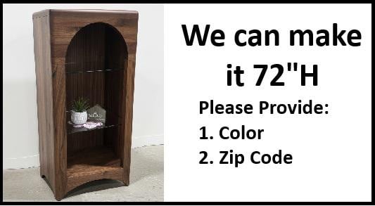 Bookcase - Amish Handmade Bookshelf - Farmhouse - Organizer - Cupboard - Wooden - Rustic - Case Goods - Home - Multipurpose Cabinet -Shelves