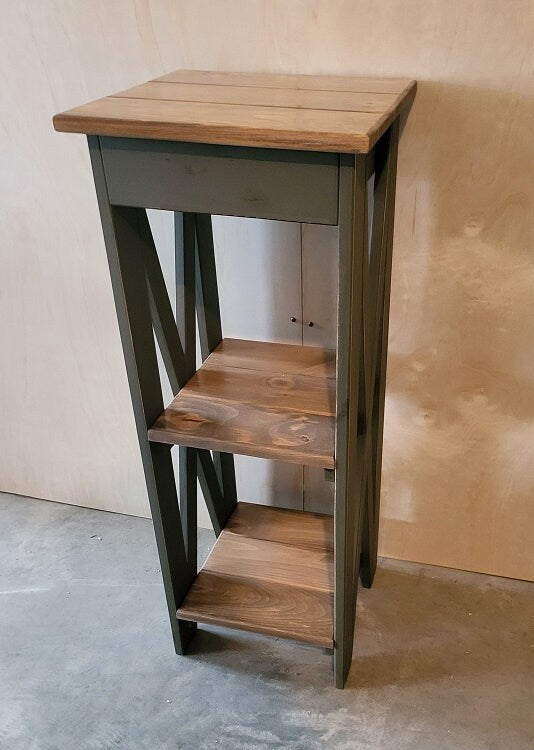 Entry Table - Fully Assembled - Furniture - Home Décor - Nightstand - Living - Book Shelf - Amish Handmade - Side Table - Bathroom Cabinet