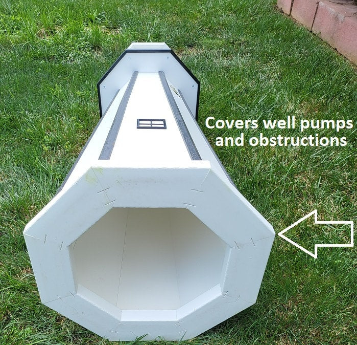 Lighthouse Solar Poly Made - Garden Decor - Garden Decoration