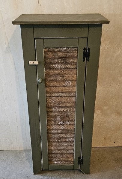 Rustic Cupboard - Amish Handmade - Pantry Cabinet - Kitchen - Fully Assembled - Primitive Jelly Cabinet - Rustic Chimney Cabinet -Home Décor