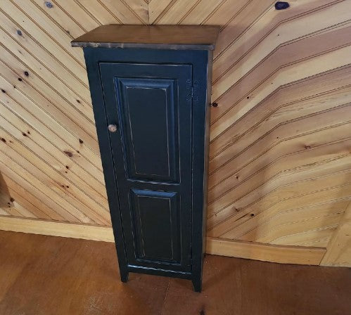Pantry Cabinet - Amish Furniture - Farmhouse Jelly Cabinet - Kitchen - Rustic Chimney Cabinet - Home Décor- Amish Handmade - Rustic Cupboard