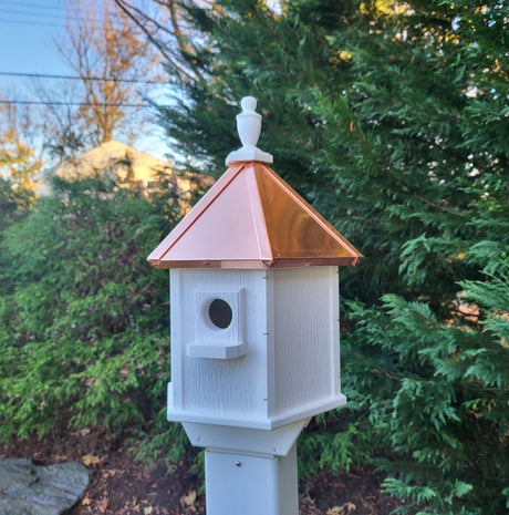 All Copper Roof Bird Houses - Copper birdhouses