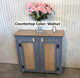 2 Door Cabinet - Amish Furniture - TV Stand - Primitive - Storage - TV Cabinet - Amish Handmade - Multipurpose Cabinet - Rustic -Case Goods