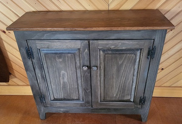 2 Door Cabinet - Amish Furniture - TV Stand - Primitive - Storage -  TV Cabinet - Amish Handmade - Multipurpose Cabinet - Rustic- Case Goods - Cabinets, Dresser, Table