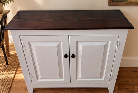 3 Door Cabinet - Amish Furniture - TV Stand - Primitive - Storage - TV Cabinet - Amish Handmade - Multipurpose Cabinet - Rustic -Case Goods