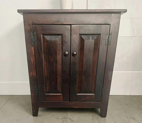 3 Door Cabinet - Amish Furniture - TV Stand - Primitive - Storage - TV Cabinet - Amish Handmade - Multipurpose Cabinet - Rustic -Case Goods