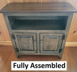 2 door cabinet, kitchen cabinet , bookshelf , storage, Amish handmade, shelves, tv stand, tv cabinet
