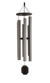 43"-73" Wind Chimes Amish Handmade - Mocha - Aluminum Tubes - Gift - Deep Tone - Sound Healing - Outdoor Decor - Wind Bells - Meditation - Nature