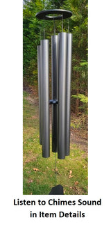 75" Wind Chimes  Amish Handmade - Aluminum Tubes - Large - Deep Tone - Healing - Outdoor Decor - Soothing - Wind Bells - Meditation - Nature - Garden Decoration