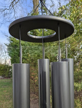 75" Wind Chimes  Amish Handmade - Aluminum Tubes - Large - Deep Tone - Healing - Outdoor Decor - Soothing - Wind Bells - Meditation - Nature - Garden Decoration