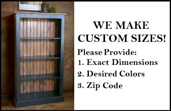 Bookshelf Amish Handmade Furniture Rustic Bookcase Organizer Shelf Bookcase Decor Home Furniture Rustic Book Shelf Unique Furniture Antique 