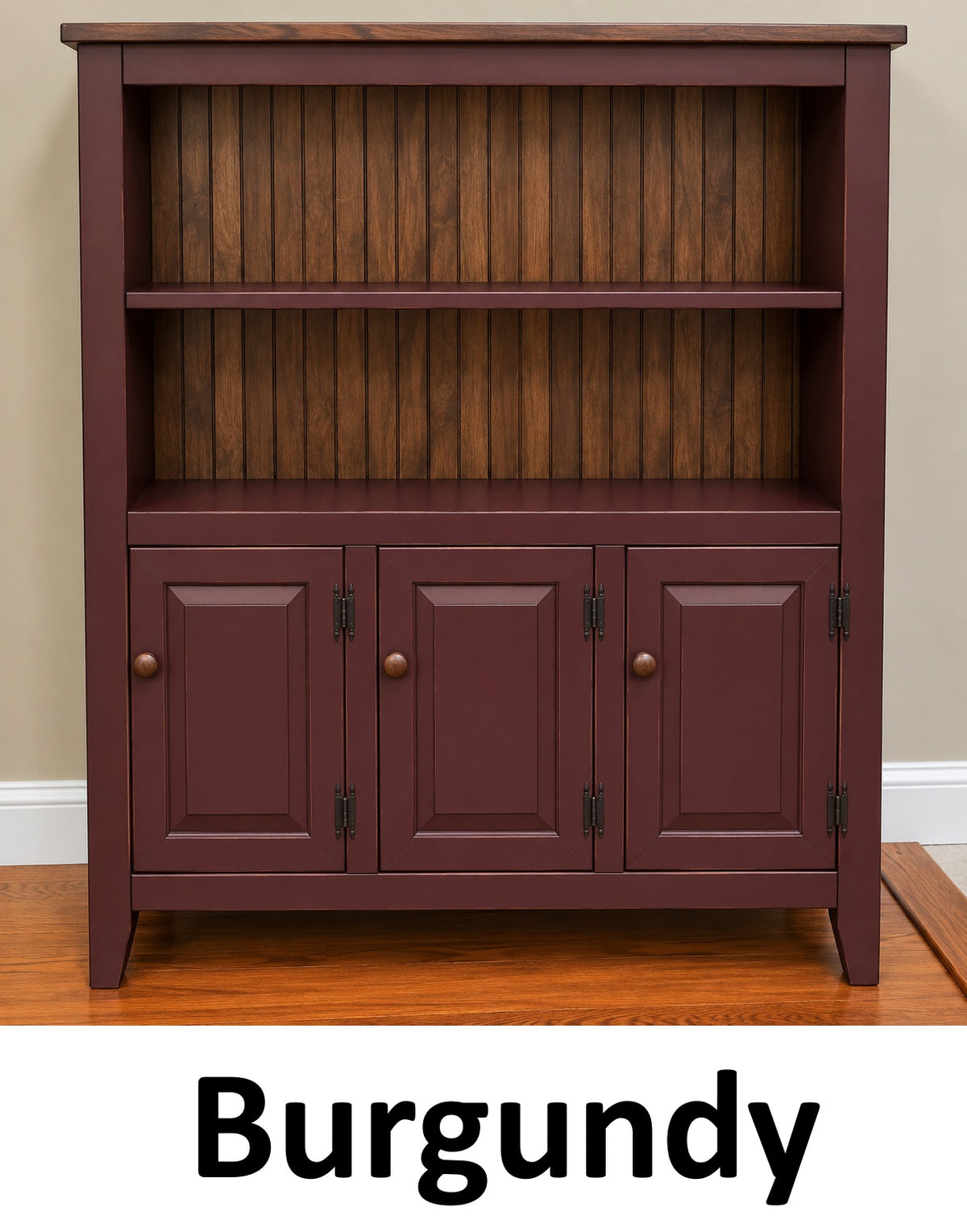Amish Handmade 3 Door Cabinet - Hutch Cabinet - Multipurpose Cabinet - Rustic - Hall Cabinet - Case Goods - Vintage - Primitive - Storage