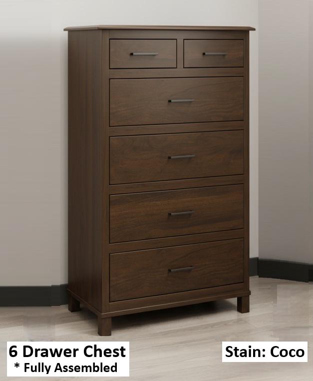 Amish Handmade Bedroom Set - Dresser With Mirror - Drawer Chest - Drawer Dresser - Queen Bed Set - Nightstand - Mirror - Case Goods - Home