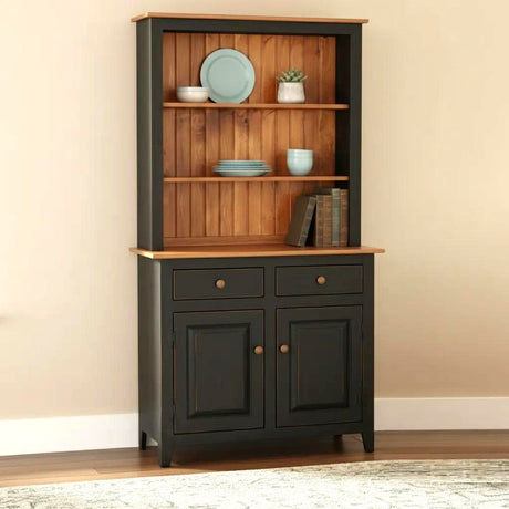 Amish Handmade Bookcase Cabinet - Large Cabinet Hutch- Multipurpose Cabinet Drawers - Farmhouse - Storage - Rustic - Case Goods -Home Decor