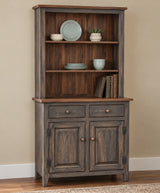 Amish Handmade Bookcase Cabinet - Large Cabinet Hutch- Multipurpose Cabinet Drawers - Farmhouse - Storage - Rustic - Case Goods -Home Decor