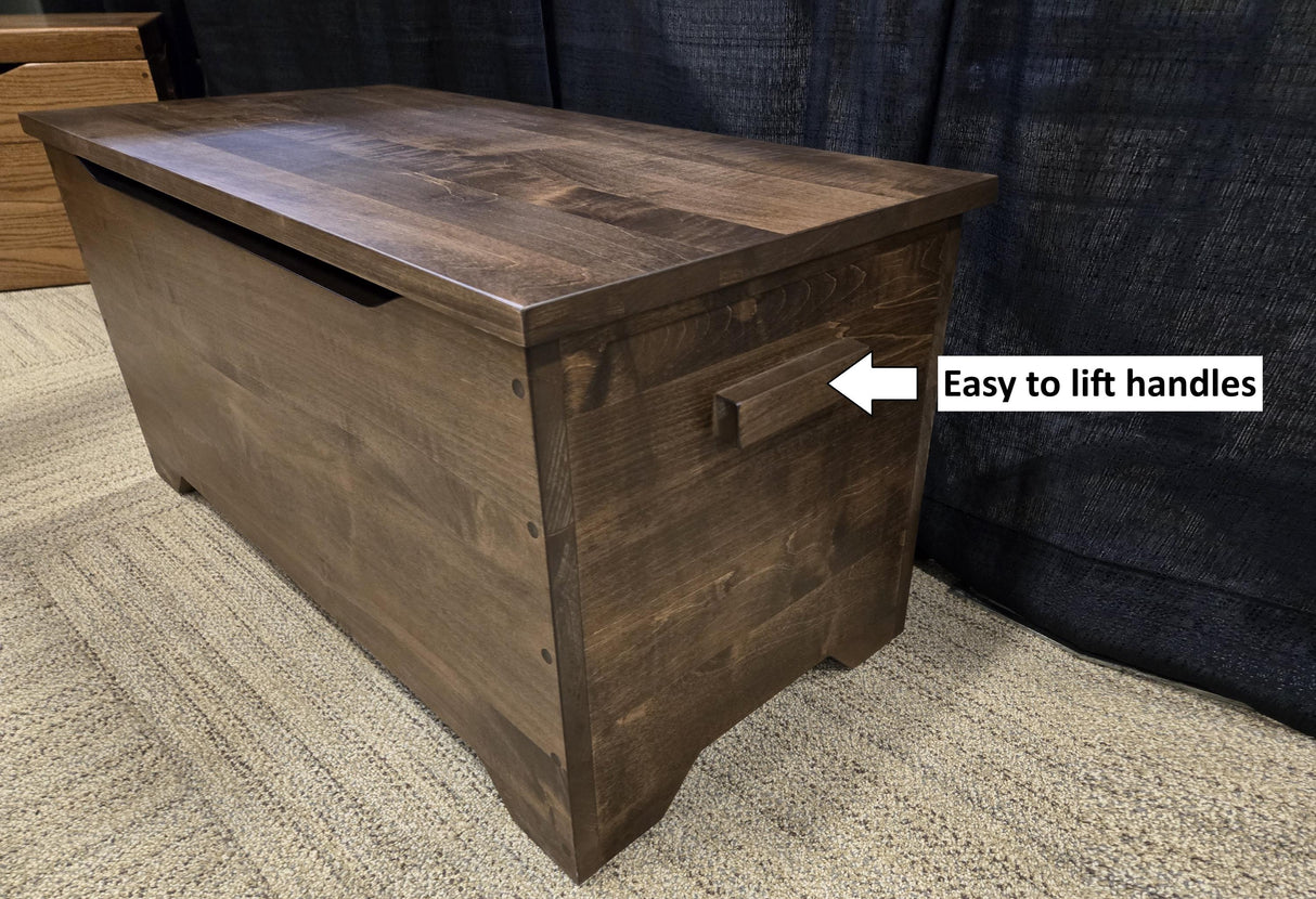 Amish Handmade Trunk - Toy Box - Storage Box - Vintage Chest Box - Rustic - Keepsake Box - Antique - Hope Chest - Blanket Chest