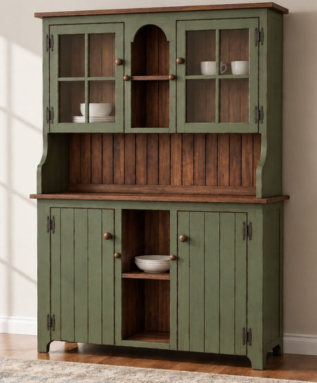Amish Handmade Multipurpose Cabinet - China Cabinet - Glass Cabinet - Farmhouse - Organizer - Storage - Rustic - Case Goods -Home  Decor