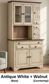 Amish Handmade Multipurpose Cabinet - China Cabinet - Glass Cabinet - Farmhouse - Organizer - Storage - Rustic - Case Goods - Home Decor