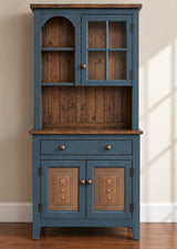 Amish Handmade Multipurpose Cabinet - Glass Cabinet - Large Cabinet - Farmhouse - Organizer - Storage - Rustic - Case Goods - Home Decor