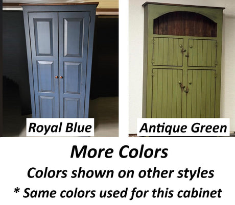 Amish Handmade Glass Corner Cabinet - Multipurpose Cabinet - Farmhouse - Primitive Cabinet - Corner Cupboard - Amish Bookcase - Case Goods