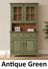 Amish Handmade Multipurpose Cabinet - Glass Cabinet - Large Cabinet - Farmhouse - Organizer - Storage - Rustic - Case Goods - Home Decor