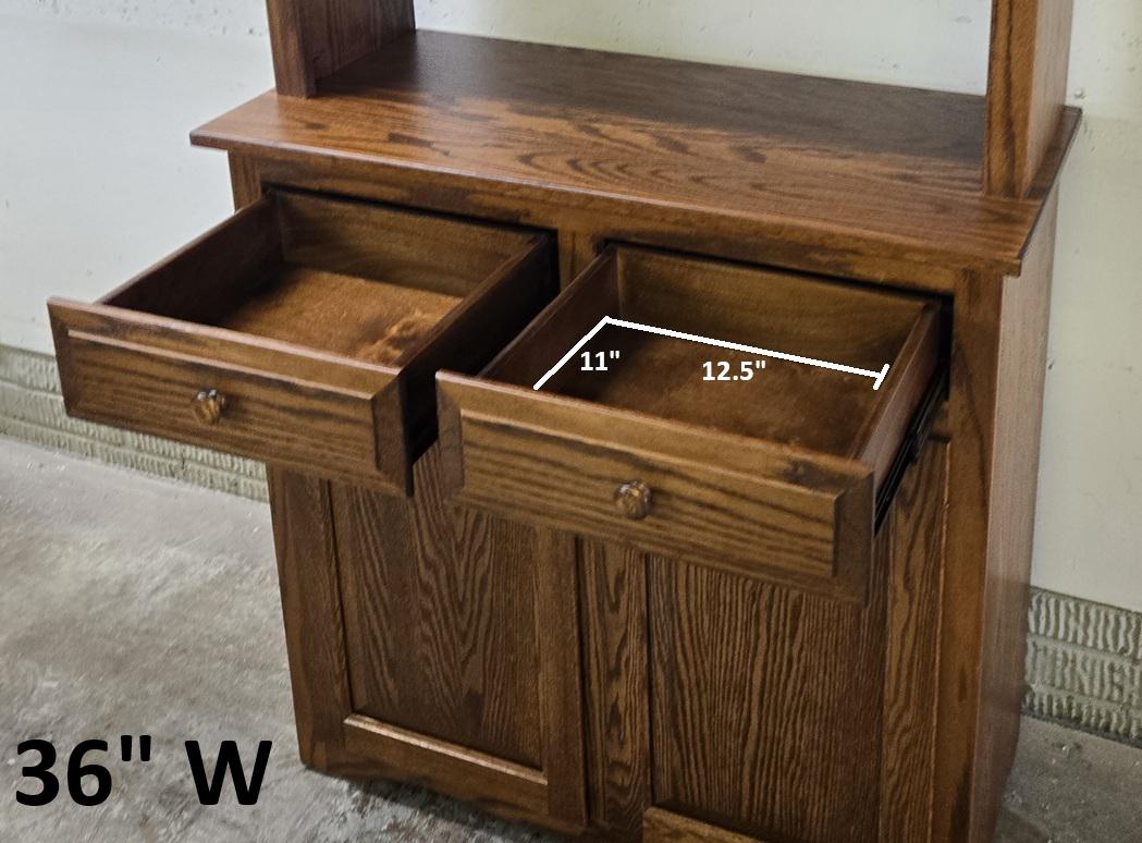 Amish Handmade Pantry Cabinet - Hutch Cabinet - Farmhouse - Kitchen Cabinet -Multipurpose - Cupboard - Storage - Rustic - Case Goods - Home