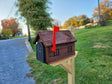 Rustic Mailbox Amish Handmade Wooden Rustic Reclaimed Lumber With Metal insert USPS Approved - Home & Living:Outdoor & Gardening:Mailboxes
