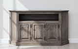 Amish Handmade TV Stand - 3 Door Cabinet - Primitive - Storage - TV Cabinet - Home - Multipurpose Cabinet - Rustic - Open Shelf TV Console