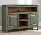 Amish Handmade TV Stand - 2 Door Cabinet - Primitive - Storage - TV Cabinet - Home - Multipurpose Cabinet - Rustic - Open Shelf TV Console