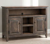 Amish Handmade TV Stand - 2 Door Cabinet - Primitive - Storage - TV Cabinet - Home - Multipurpose Cabinet - Rustic - Open Shelf TV Console