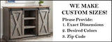 Amish Handmade TV Stand - 2 Door Cabinet - Primitive - Storage - TV Cabinet - Multipurpose Cabinet - Rustic - Sliding Doors - TV Console