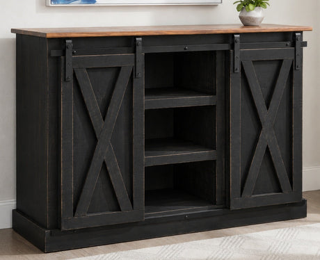 Amish Handmade TV Stand - 2 Door Cabinet - Primitive - Storage - TV Cabinet - Multipurpose Cabinet - Rustic - Sliding Doors - TV Console