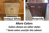 Amish Handmade TV Stand - 2 Door Cabinet - Primitive - Storage - TV Cabinet - Multipurpose Cabinet - Rustic - Sliding Doors - TV Console