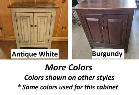 Amish Handmade TV Stand - 2 Door Cabinet - Primitive - Storage - TV Cabinet - Multipurpose Cabinet - Rustic - Sliding Doors - TV Console