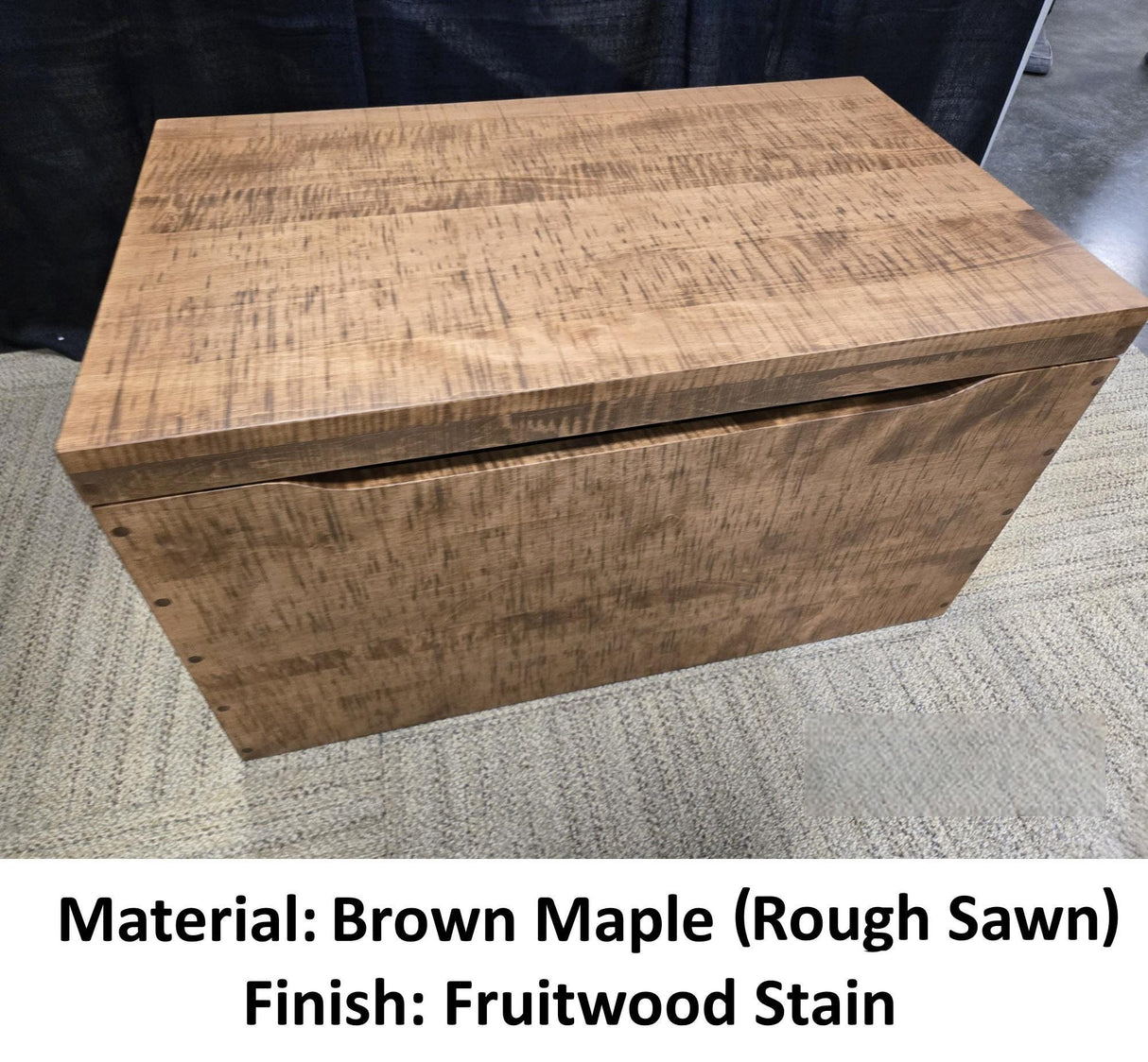 Amish Handmade Trunk - Toy Box - Storage Box - Vintage Chest Box - Rustic - Keepsake Box - Antique - Hope Chest - Blanket Chest - Hobby Box